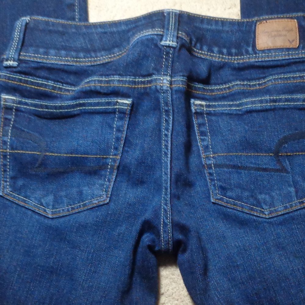 American Eagle Slim Boot jean 2 short - Picture 7 of 11